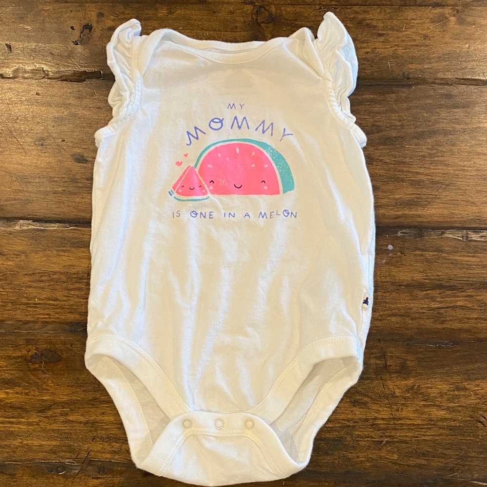 Baby GAP White One Piece with Watermelon Design